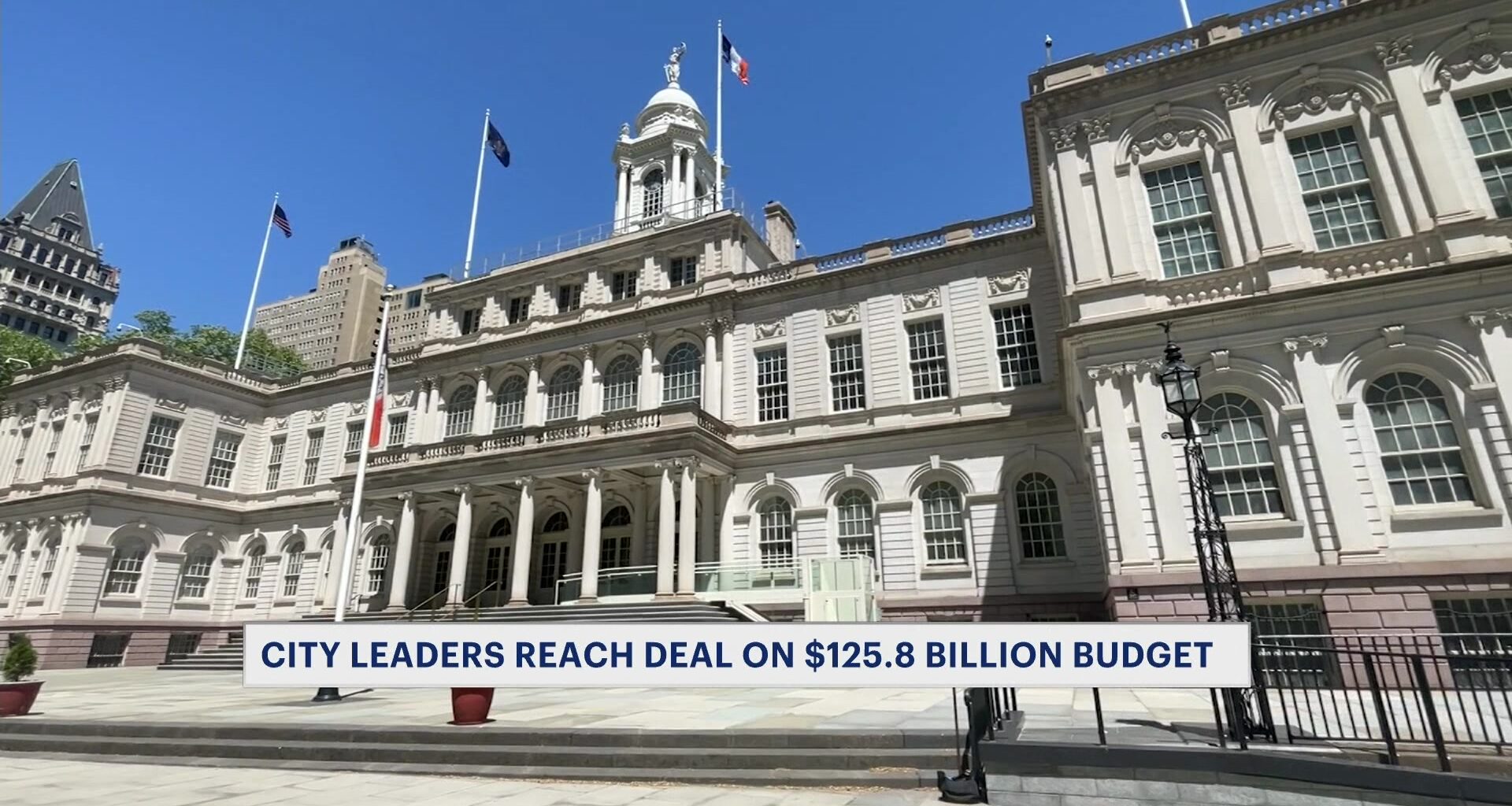 News 12 | Brooklyn | Record Setting 1258 Billion City Budget Reached In Hand Shake Agreement By Nyc Leaders