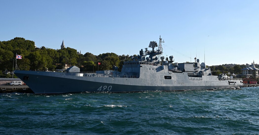 Russian Navy Ship Accused of Firing Warning Shots at U.K. Yacht