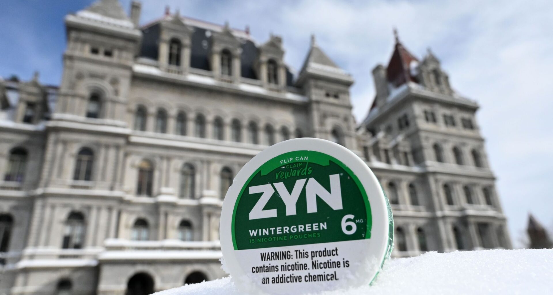 New York budget taxes nicotine pouches at 75%