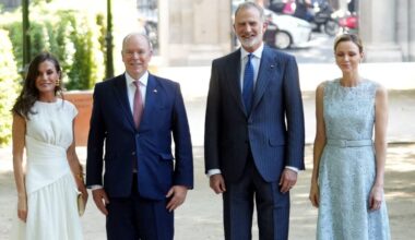 Queen Letizia and Princess Charlene meet King Felipe VI and Prince Albert of Monaco in historic royal encounter: Images and full details