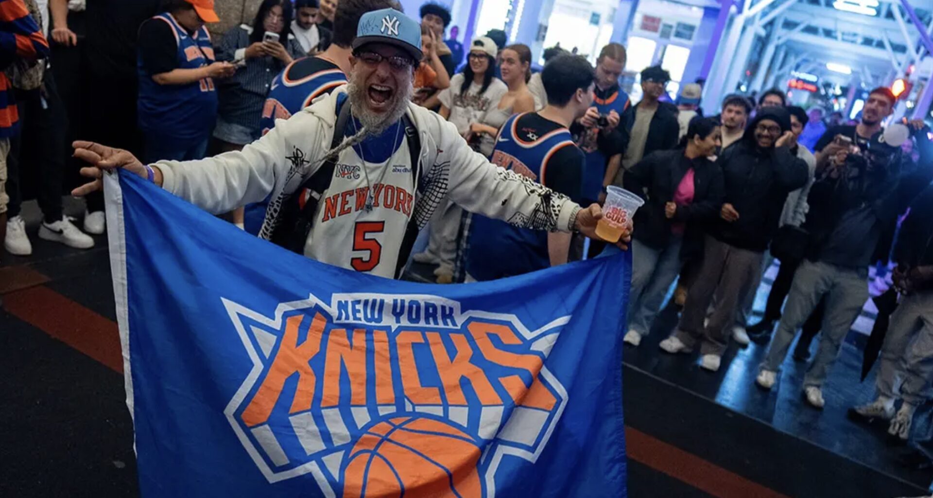 See Video Footage of Knicks Fans Celebrating the Team's Game 1 Final Win Over the Spurs