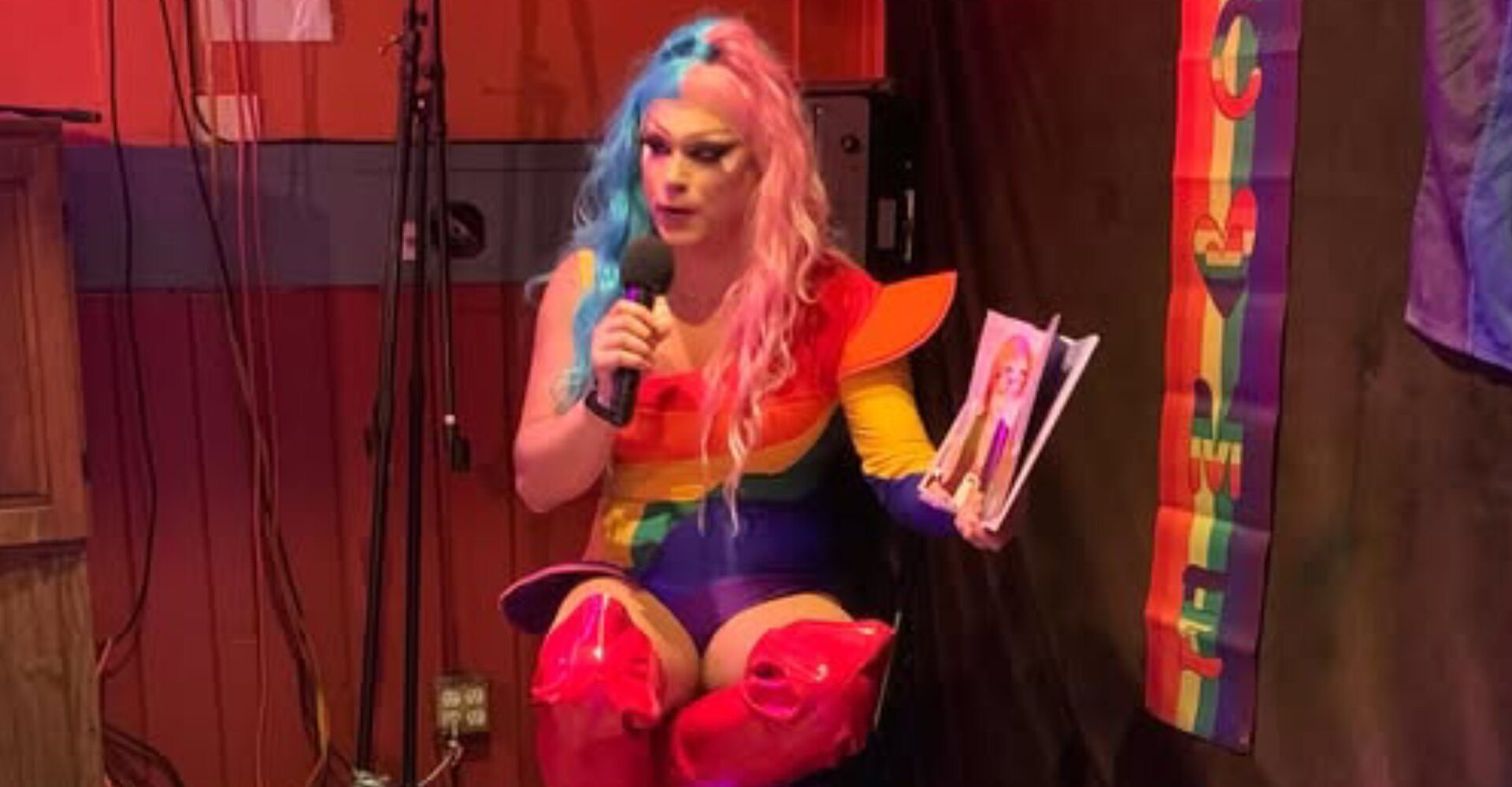 Drag queen Jadein Black