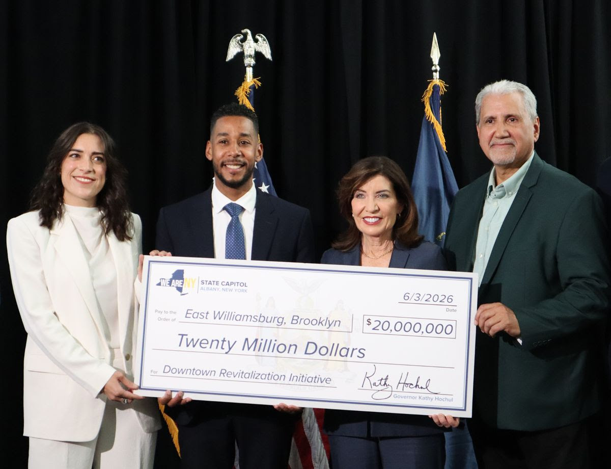 New York State Awards East Williamsburg $20 Million To Boost Local Economy
