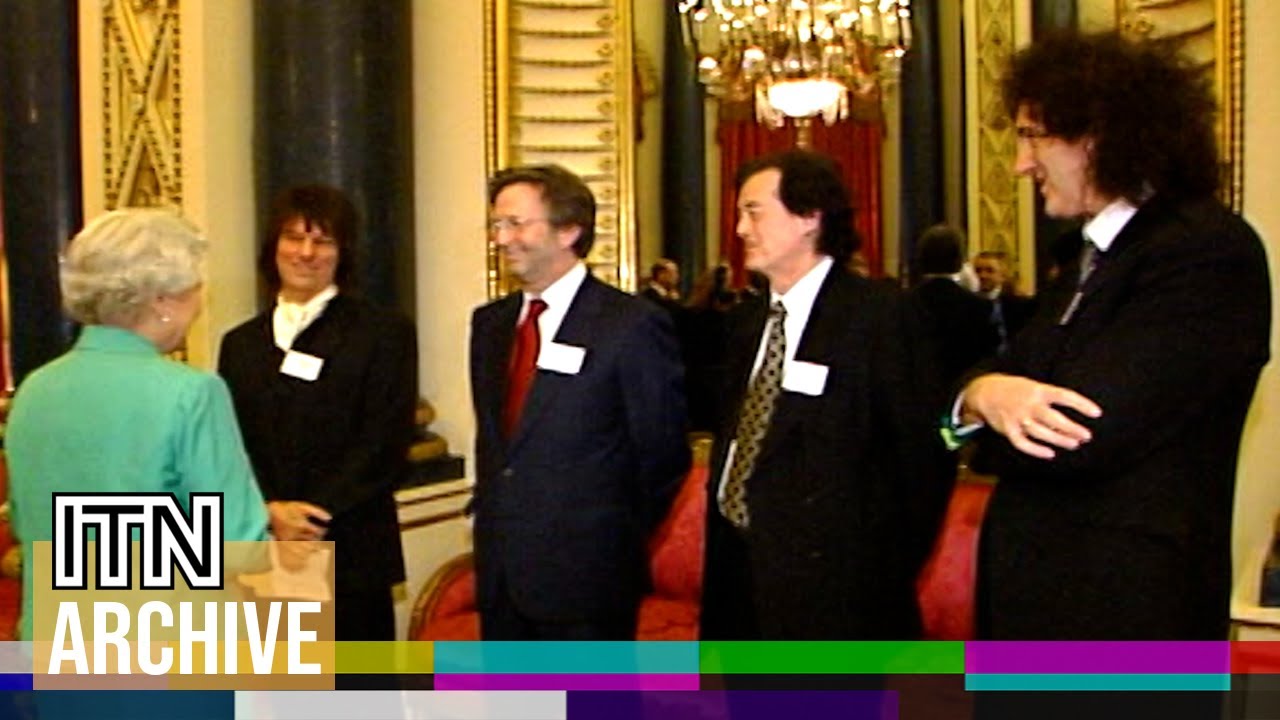 The Queen Meets Jeff Beck... And Has No Idea Who He Is (2005) - YouTube