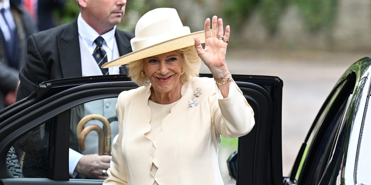 Queen Camilla Attends the Wedding of Princess Anne's Son Before Heading to the Epsom Derby