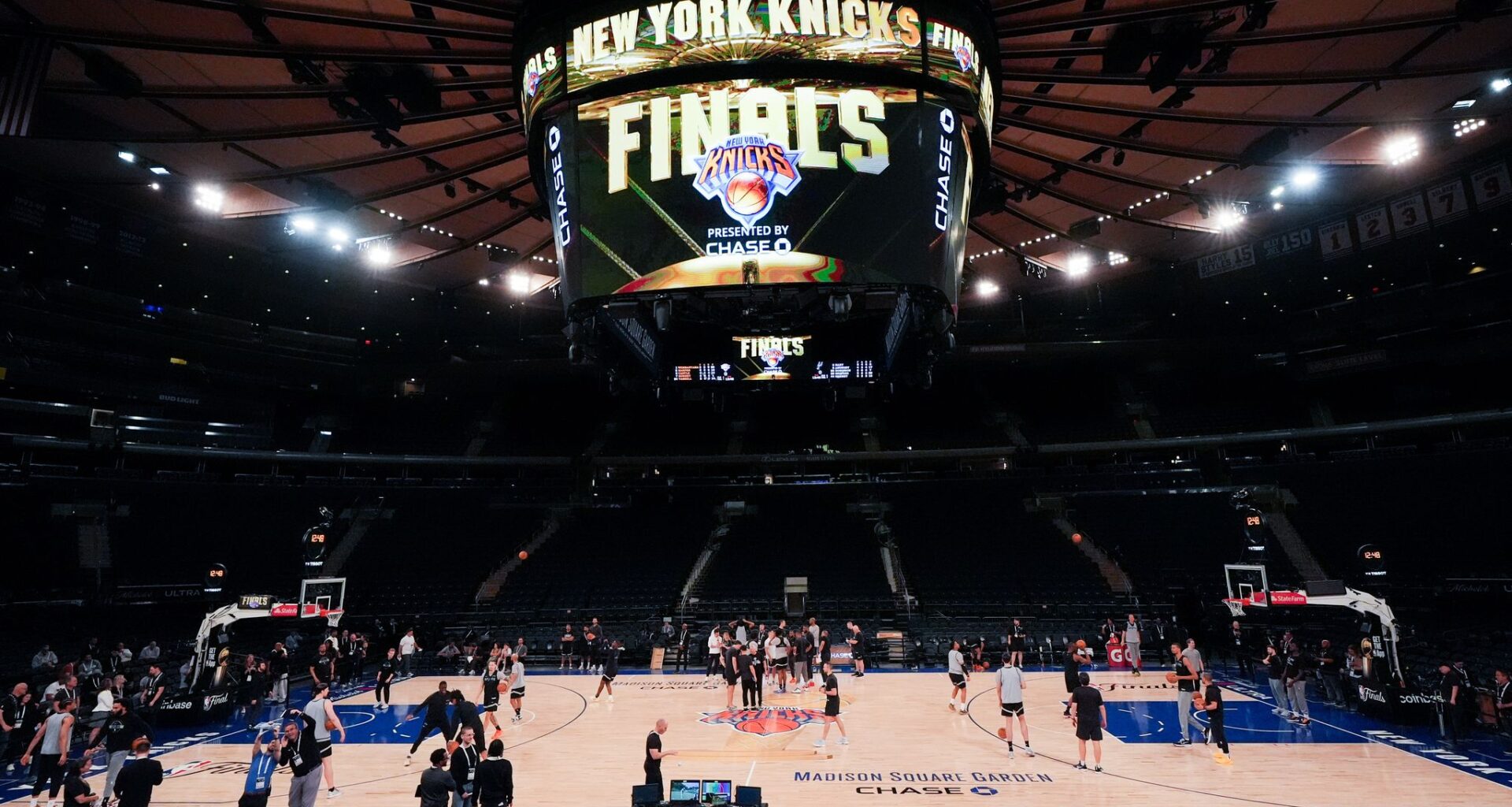 The NBA Finals are back in New York, and everyone seems caught up in the hoopla except the Knicks