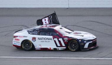 Denny Hamlin dedicates NASCAR victory at Michigan to Kyle Busch after tying him on career win list