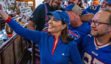 In case you didn’t know, Kathy Hochul really loves the Bills