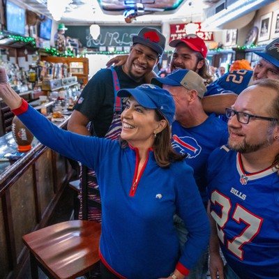In case you didn’t know, Kathy Hochul really loves the Bills