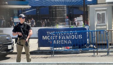 NYC imposes stringent security as Trump becomes 1st sitting US president to attend NBA Finals game