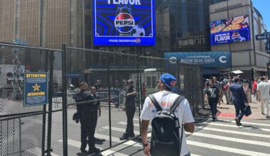 There will be a watch party outside MSG for Game 4, with security – NBC New York