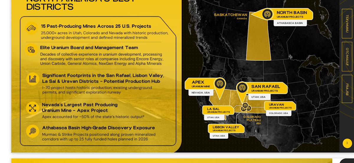 Manhattan Uranium Gains Approval to Advance Drilling at Nevada Uranium Project