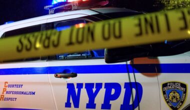 Up to 20 people flee the scene of a deadly stabbing in Queens