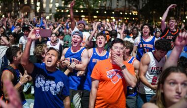 Knicks fever is colliding with World Cup buzz, and New York soccer bars are trying to juggle both