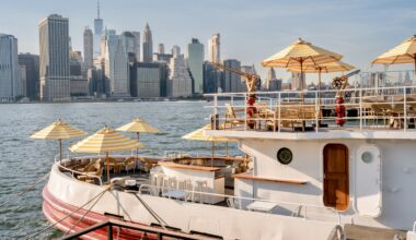 Fireboat is a New Floating Bar on the Water in NYC, Set Aboard a Decommissioned FDNY Fireboat