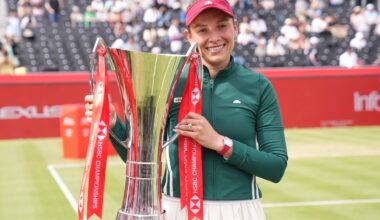 Vekic wins Queen's Club final in straight sets to deny dream title for Raducanu