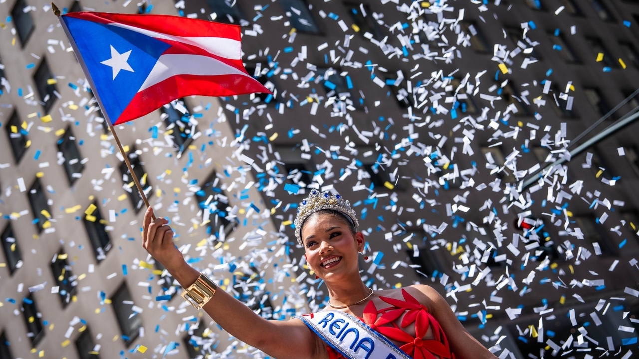 Puerto Rican Day Parade marches through Manhattan with pulsing music and vibrant colors
