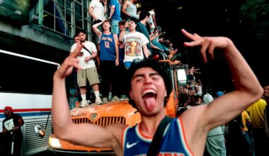 Mayhem mars euphoria as New York City celebrates the Knicks' first championship in 53 years