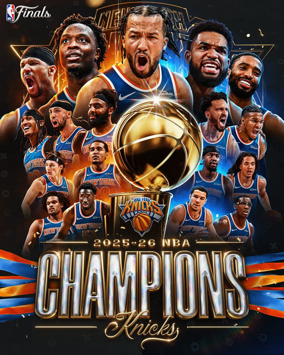 Knicks win 2026 NBA title