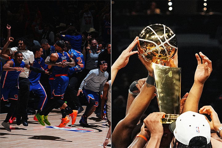 Knicks celebration
