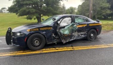 State Police Patrol Vehicle Involved In Crash in Upstate New York