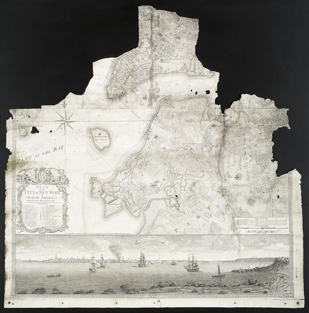 Plan of the City of New York in North America: Surveyed in the Years 1766 & 1767