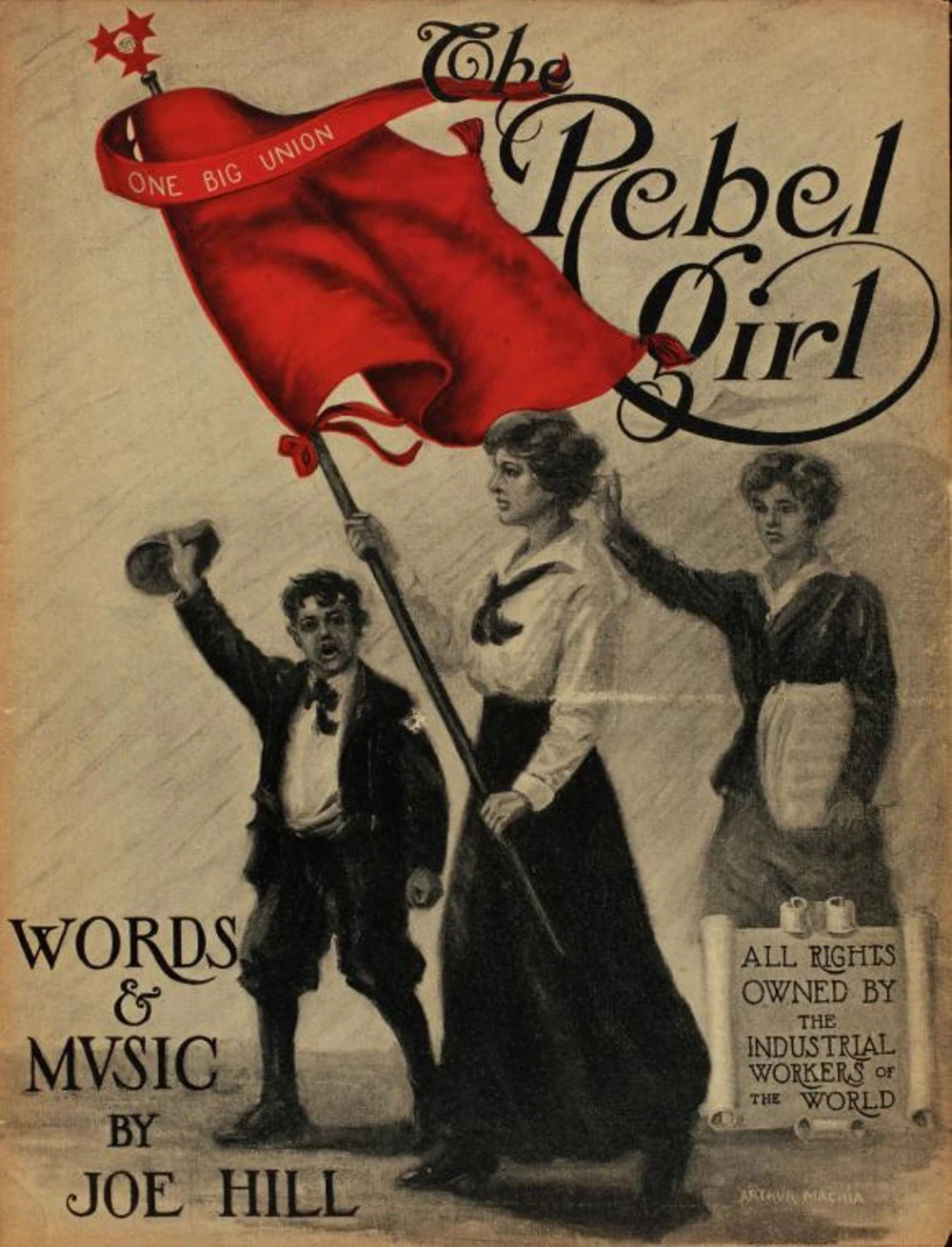Sheet music for “The Rebel Girl”