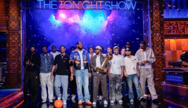 New York Knicks appear on 'The Tonight Show'