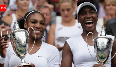 Tennis queens in 40s, Serena and Venus Williams reunite for Wimbledon doubles | Tennis News