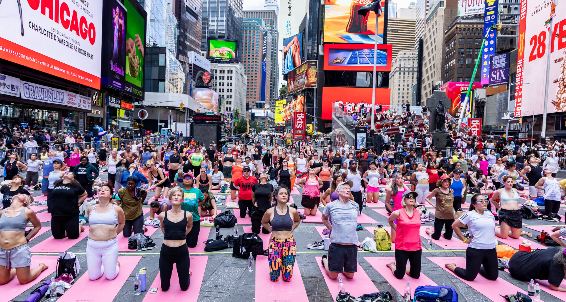 Free Yoga Class in Times Square: How to Sign Up for the NYC Event