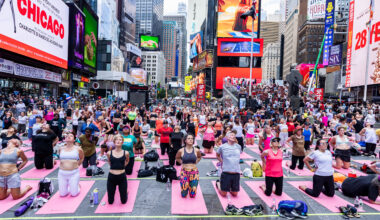 Free Yoga Class in Times Square: How to Sign Up for the NYC Event