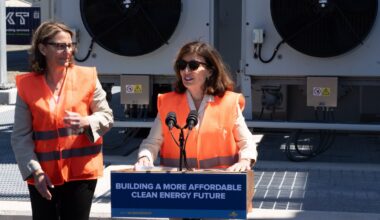 Hochul celebrates new transmission lines, but very little power is flowing so far
