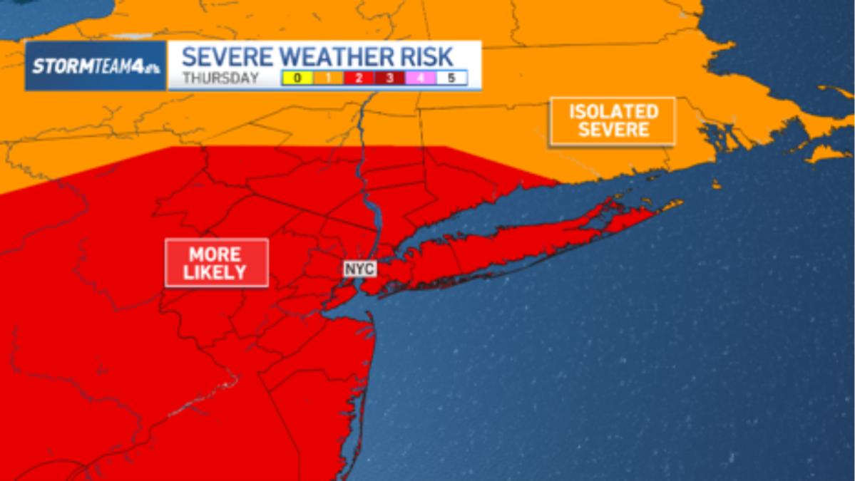 Knicks parade forecast: Chance of showers, severe storms possible – NBC New York