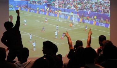 Mamdani attends World Cup watch party for France v. Senegal at Bronx migrant shelter