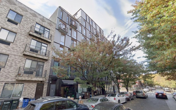 Former neighbors of Paris Valentine claim she routinely harrassed them at their Bedford-Stuyvesant apartment building located on Hart St. near Marcy Ave. in Brooklyn. (Google)