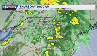 Hourly timing: Severe thunderstorms in Vermont, New York (6.18.26)