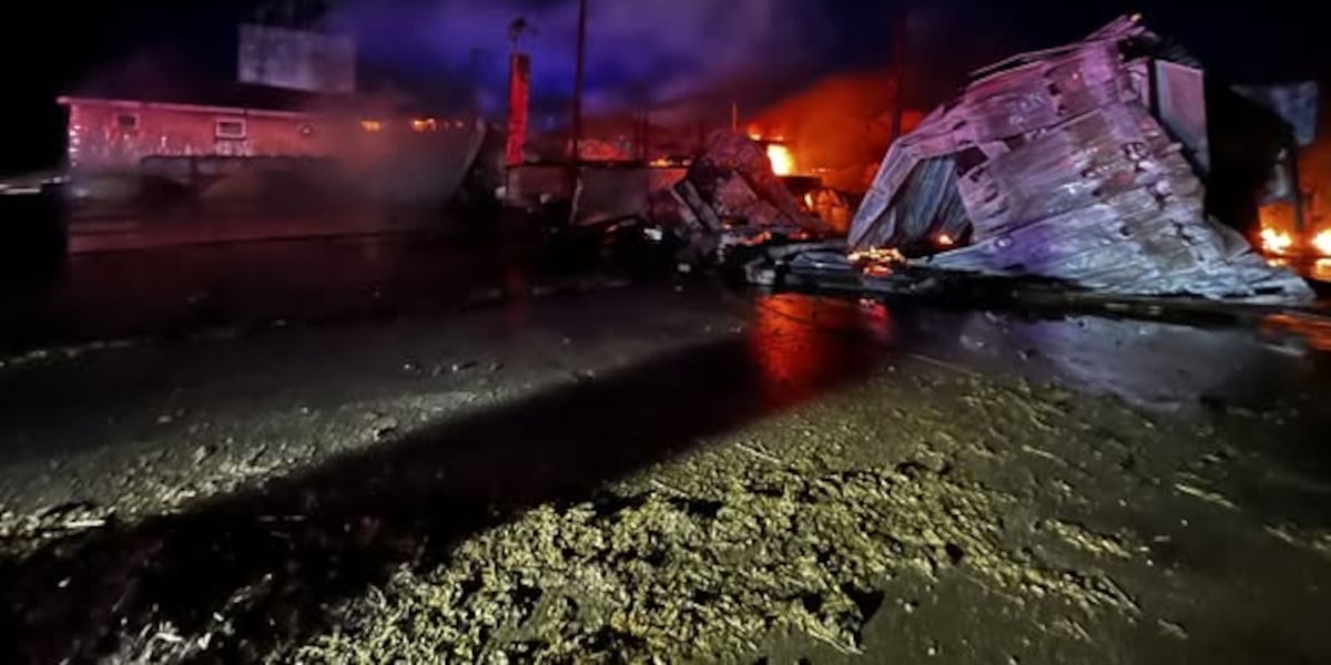 Animals reported uninjured in early-morning fire at KSU dairy unit