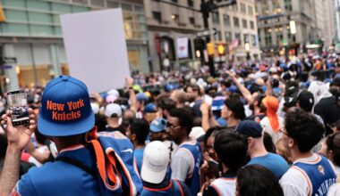 Close to 2 million fans descended on Lower Manhattan for the Knicks parade. NYPD said most were peaceful