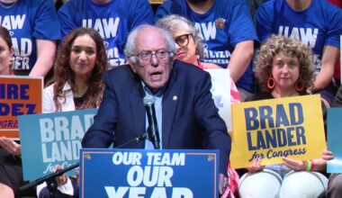 Bernie Sanders rallies for NY progressive candidates in Brooklyn ahead of primary election