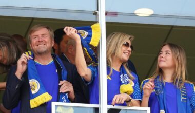 Dutch king and queen attend World Cup match in Kansas City