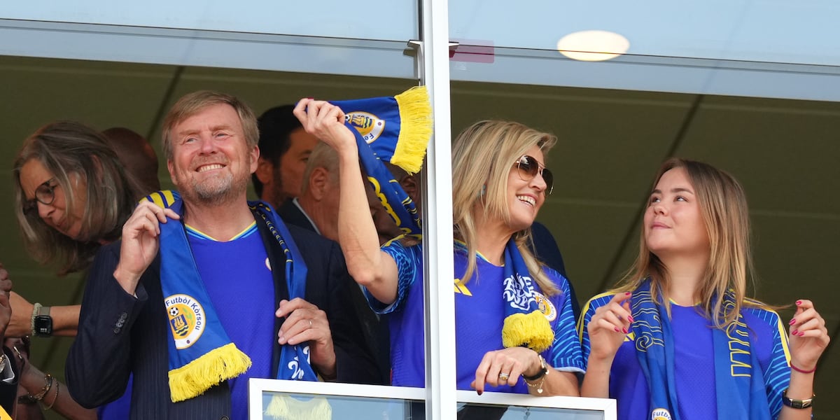 Dutch king and queen attend World Cup match in Kansas City
