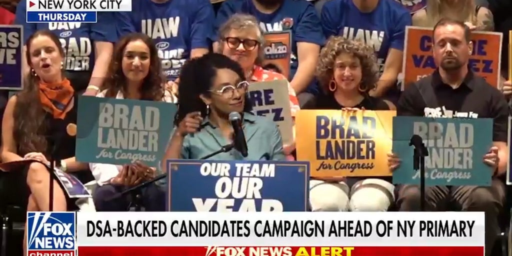 DSA-backed Democratic candidates campaign ahead of New York primary
