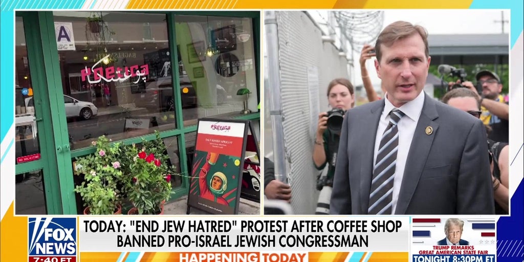 Pro-Israel congressman banned from Brooklyn coffee shop
