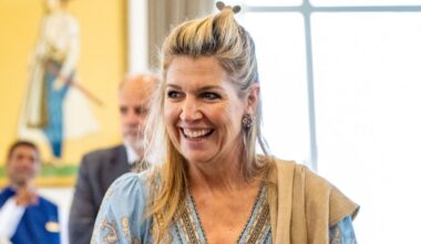 Queen Máxima pays tribute to India in recycled paisley dress with hidden cultural meaning