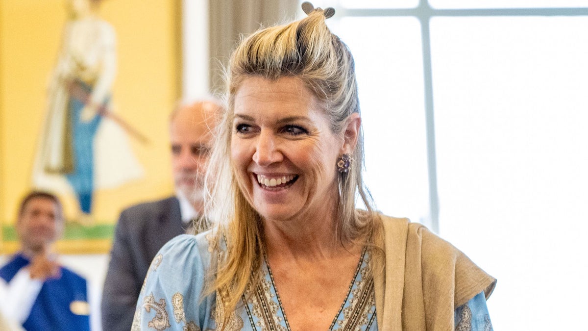Queen Máxima pays tribute to India in recycled paisley dress with hidden cultural meaning