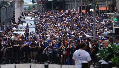 JPMorgan Chase executive fined after Knicks parade trash can stunt