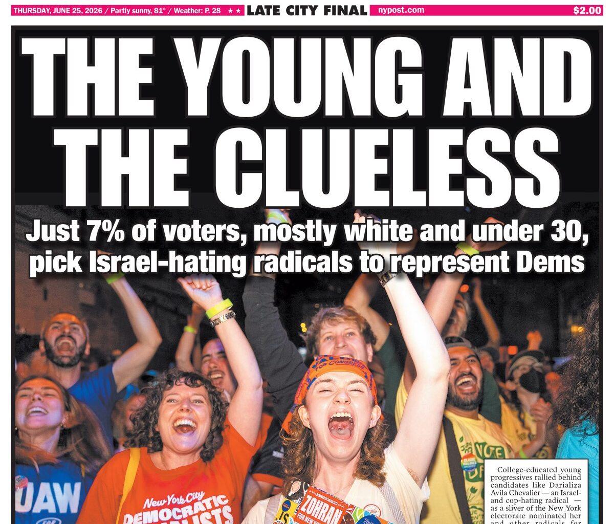 New York Post Cover for June 25, 2026