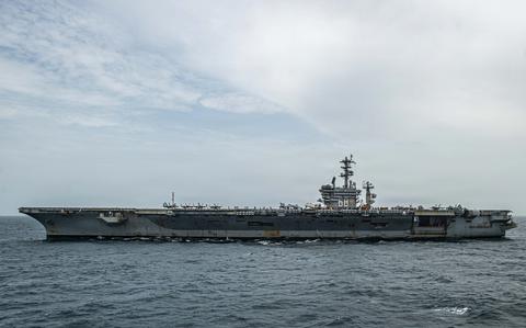 USS Nimitz heads to New York City for International Naval Review