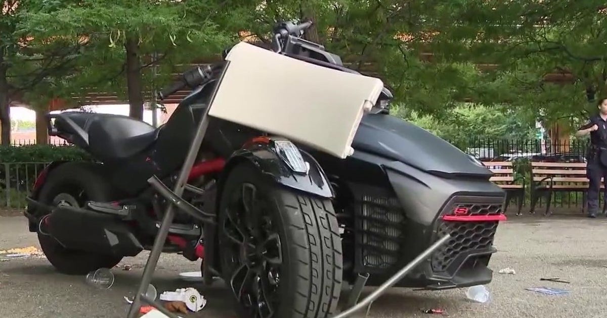 Woman charged, 13 injured after motorcycle plows into crowd at Brooklyn park