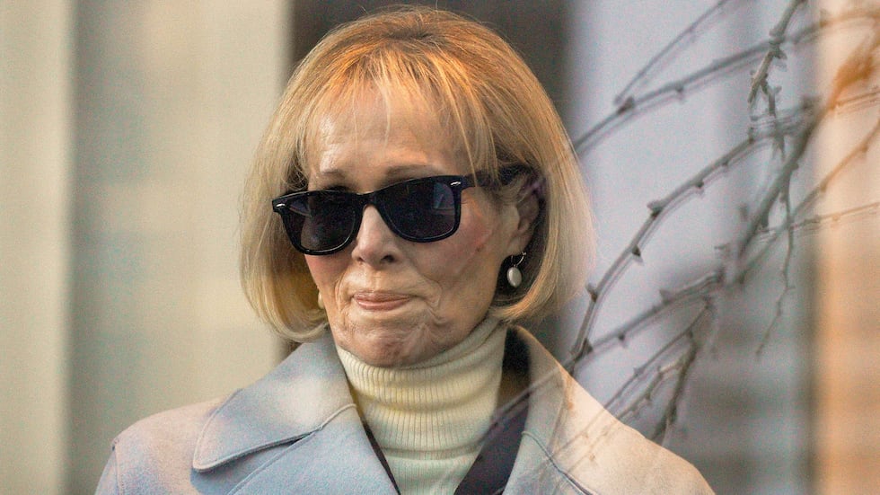 FILE - E. Jean Carroll arrives at Manhattan federal court, Jan. 17, 2024, in New York.